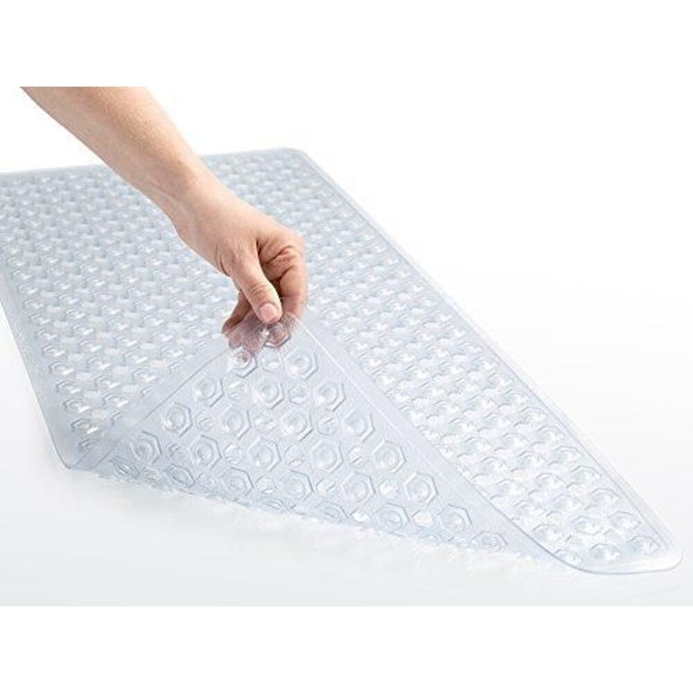 Non-Slip Shower Bath Mat Washable Clear 40x100 Cm